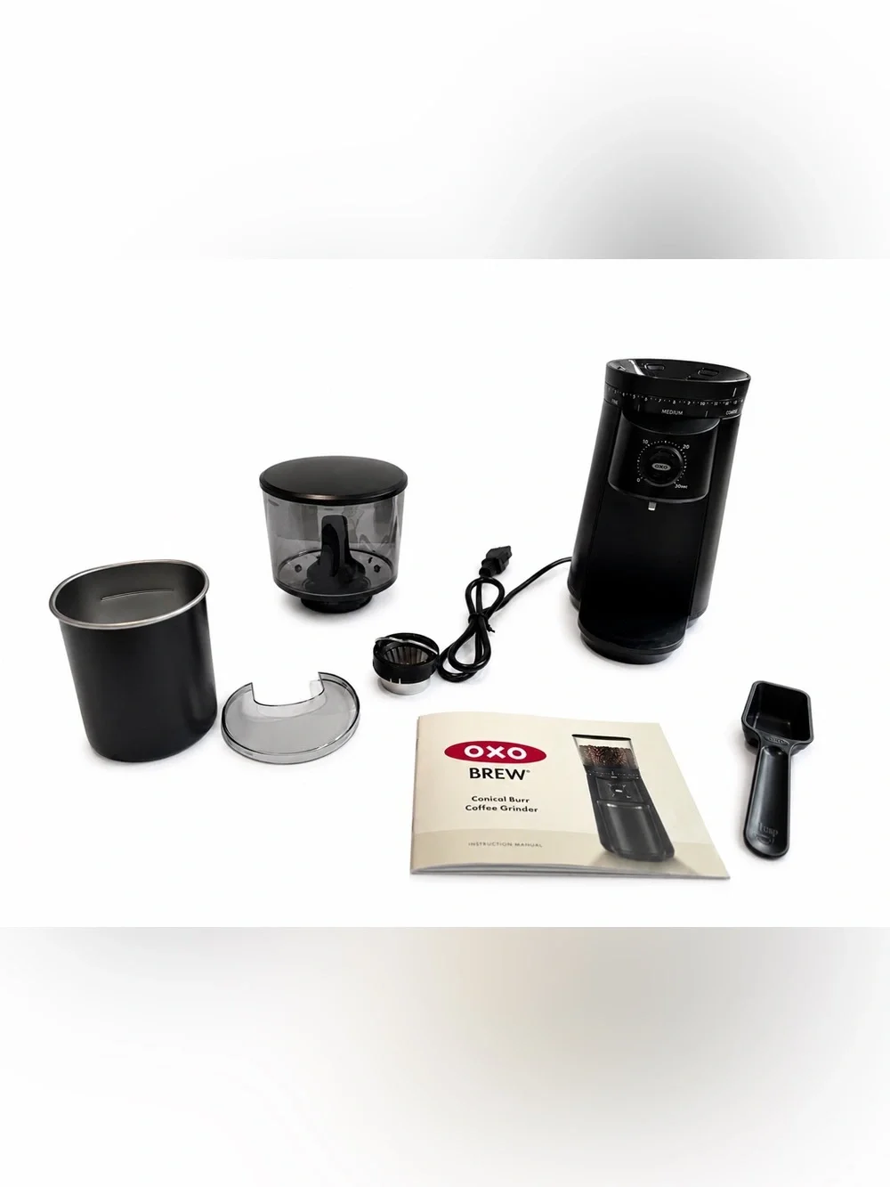Oxo Brew Conical Burr Coffee Grinder in Black with UV ray Hopper - Picture 6 of 10